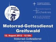 1. Motorrad-Gottesdienst in Greifswald